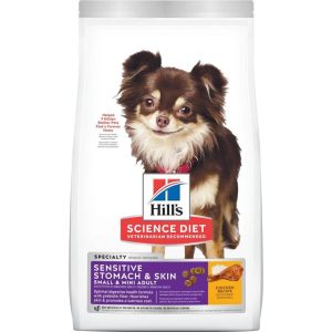 Hill's Science Diet Sensitive Stomach & Skin Small and Mini Adult Dog Dry Food 1.8kg