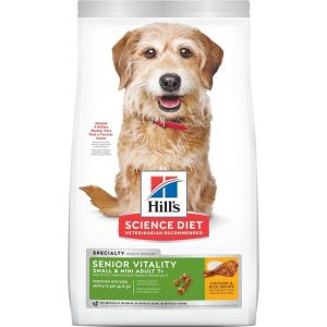 Hill's Science Diet Mature Adult Senior Vitality Small & Toy Breed Dog Dry Food 1.6kg