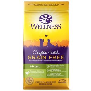 Wellness Complete Health Grain Free Kitten Deboned Chicken & Chicken Meal Dry Cat Food 2.5kg