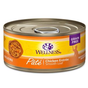 Wellness Pate Chicken Canned Cat Food 156g