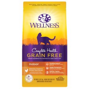 Wellness Complete Health Grain-Free Indoor Deboned Chicken & Chicken Meal Dry Cat Food 2.5kg