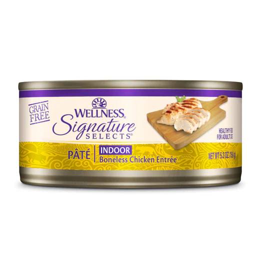 Wellness Core Signature Selects Boneless Indoor Boneless Chicken Entree Pate Canned Cat Food 150g