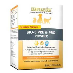 Natural Pet Bio-3 Pre & Pro Powder 2g X 30 Sachets