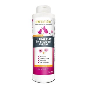 Natural Pet Ultracoat Dry Shampoo For Cat 250g