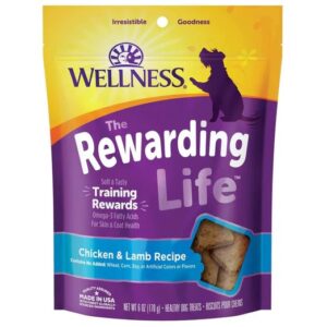 Wellness Rewarding Life WellBites Chicken & Lamb Recipe Grain Free Dog Treats 170g