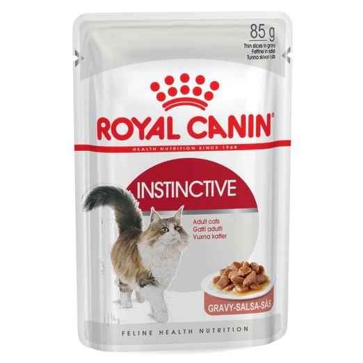 Royal Canin Feline Health Nutrition Instinctive Adult Pouch Cat Food 85g