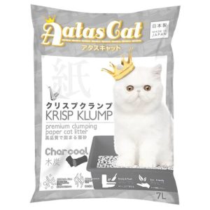 Aatas Cat Krisp Klump Paper Cat Litter Charcoal 7L