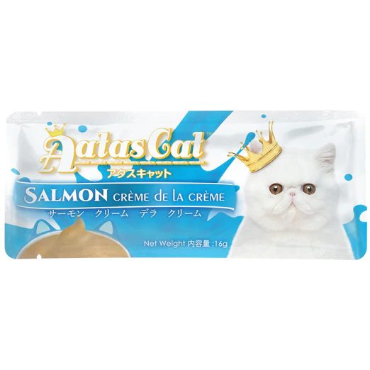 Aatas Cat Creme De La Creme Salmon Liquid Cat Treat 16g