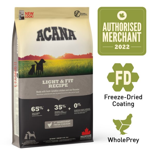 Acana Heritage Light and Fit Chicken Dog Dry Food