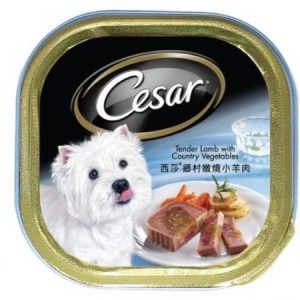 Cesar Dog Wet Food Tender Lamb with Country Vegetables 100g