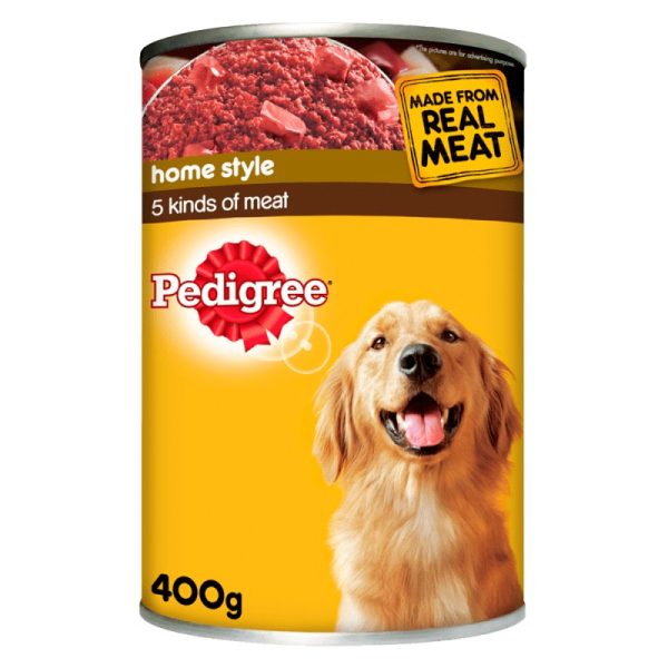Pedigree Can Dog Wet Food 5 Kinds Meat