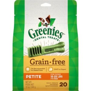 Greenies Grain Free Dental Petite Dog Treat 340g