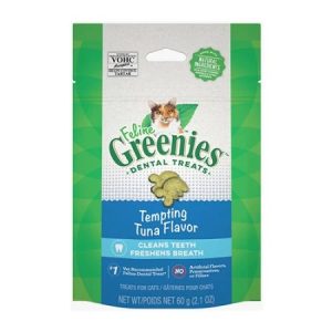 Feline Greenies Dental Treats Tempting Tuna 60g