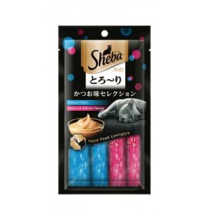 Sheba Melty Cat Treat Katsuo & Salmon 48gm