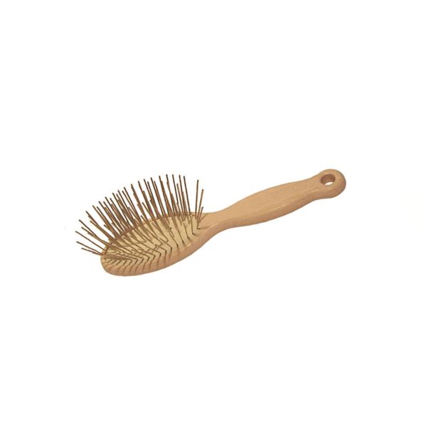 #1 All Systems Pin Brush, 35mm, White Pad, Wood
