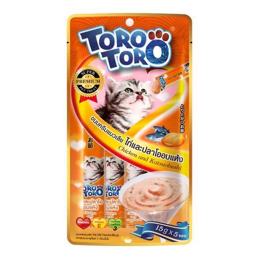 Toro Toro Chicken With Katsuobushi Liquid Cat Treats 75g