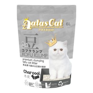 Aatas Cat Kofu Klump Tofu Cat Litter Charcoal 6L