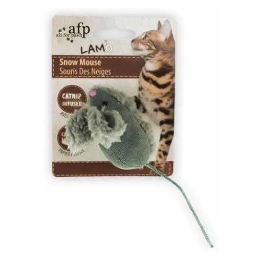 AFP Lambswool Snow Mouse Toy