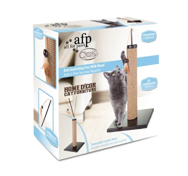 AFP Classic Comfort Aon Scratching Post with Wand
