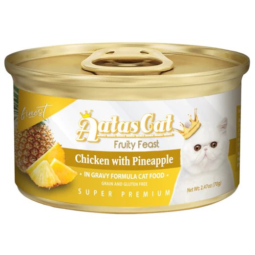 Aatas Cat Finest Fruity Feast Chicken With Pineapple Canned Cat Food 70g