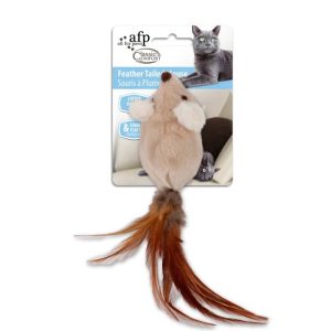 AFP Classic Comfort Feather Tailed Mouse Catnip Toy
