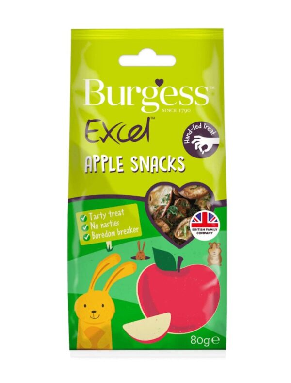 Burgess Excel Apple Small Pet Treats 80g