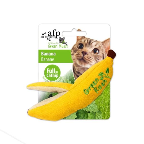 AFP Green Rush Banana Catnip Toy