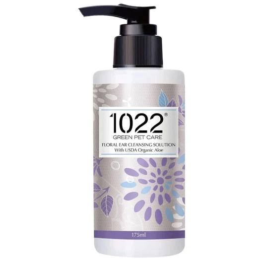 1022 Green Pet Care Floral Ear Cleansing Solution For Cats & Dogs