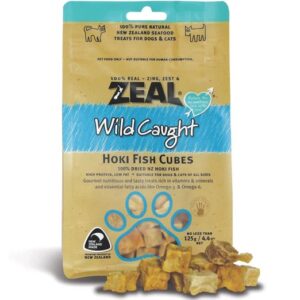 Zeal Free Range Naturals Hoki Fish Cubes Cat & Dog Treats 125g