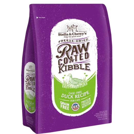 Stella & Chewy’s Freeze-Dried Raw Coated Kibble Cage-Free Duck Grain-Free Dry Cat Food 2.26kg