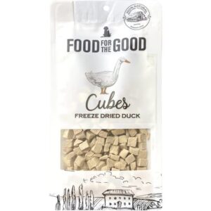 Food For The Good Duck Cubes Grain-Free Freeze-Dried Treats For Cats & Dogs 70g