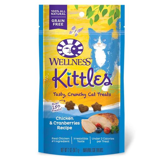 Wellness Kittles Chicken & Cranberries Cat Treats 57g