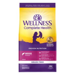 Wellness Complete Health Grain Free Indoor Salmon & Herring Adult Dry Cat Food 5.2kg
