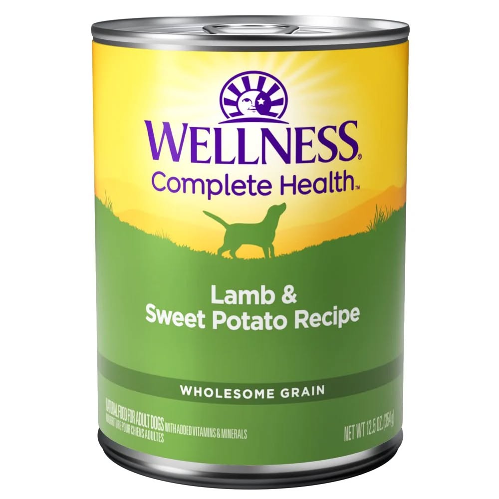 Wellness Complete Health Canned Dog Food Health Lamb & Sweet Potato 354g